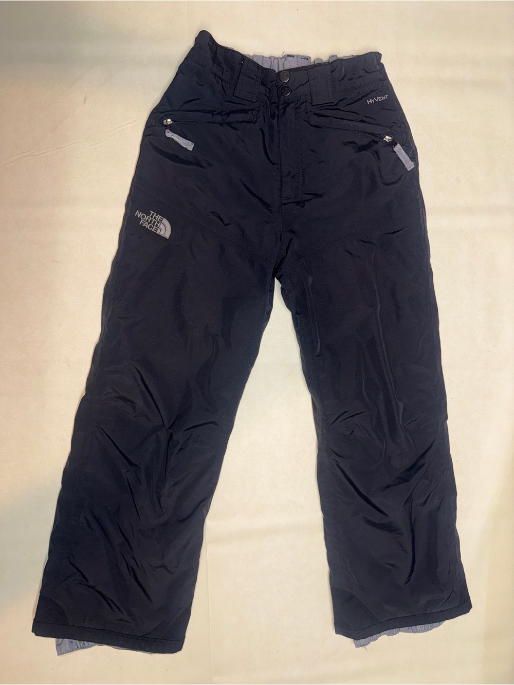 The North Face Black Kids Insulated Overalls Snow Pants